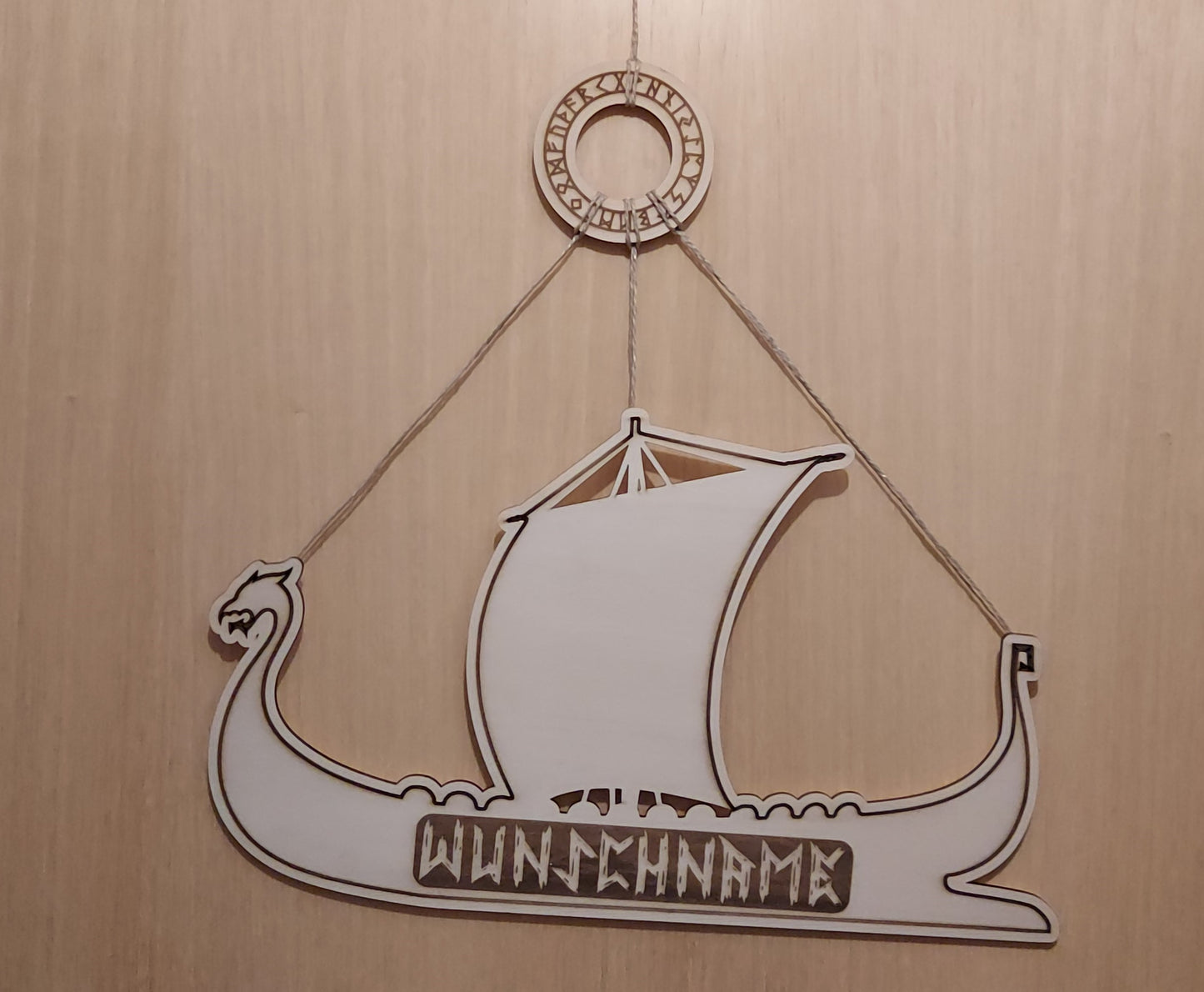 Türschild "Wikinger-Langschiff"